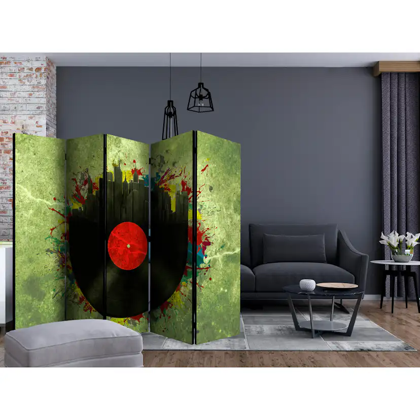 Rumsavdelare Arkiio Colorful Melodies of the city II 225x172 cm