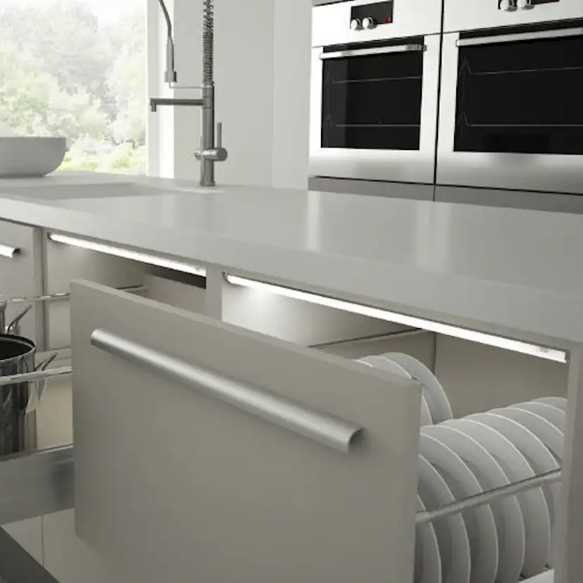 LED-profil Beslag Design Lådbelysning Leaf DR