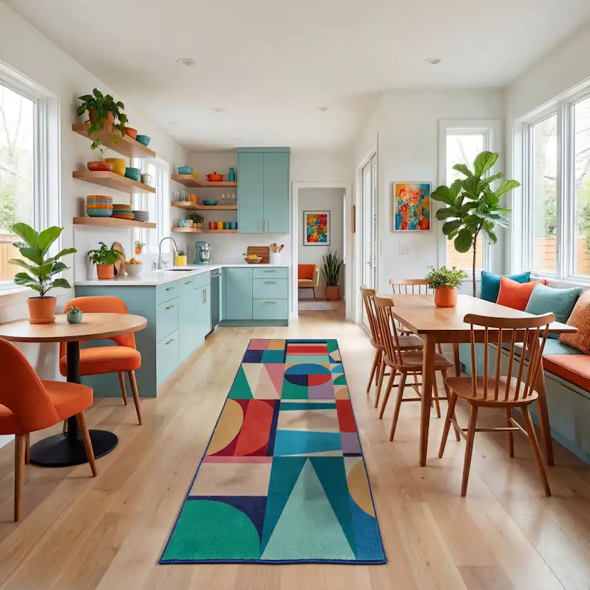 Gångmatta Flair Rugs Patchwork Geo