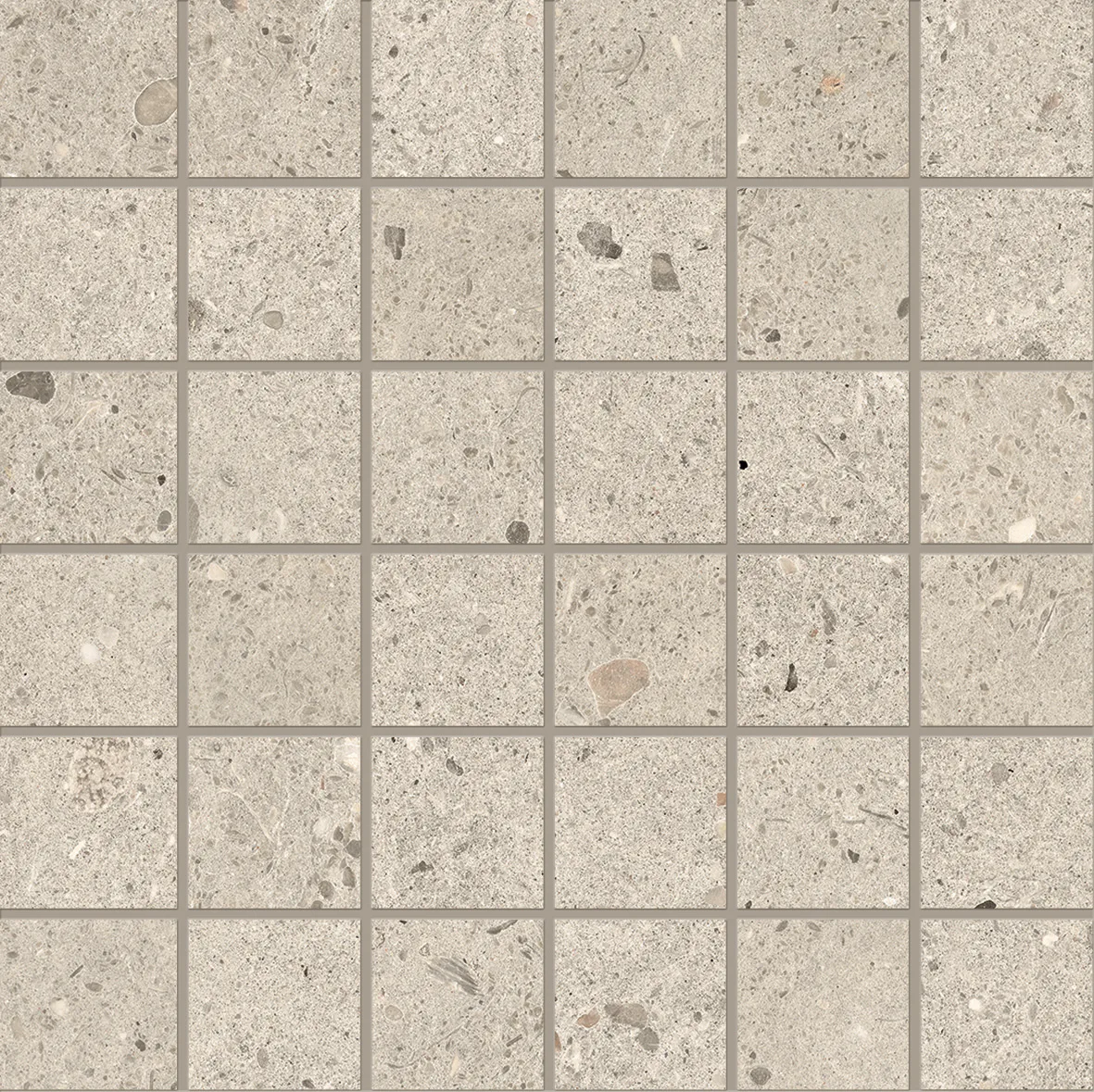 Mosaik Lhådös Slite Beige mosaik 5x5 cm
