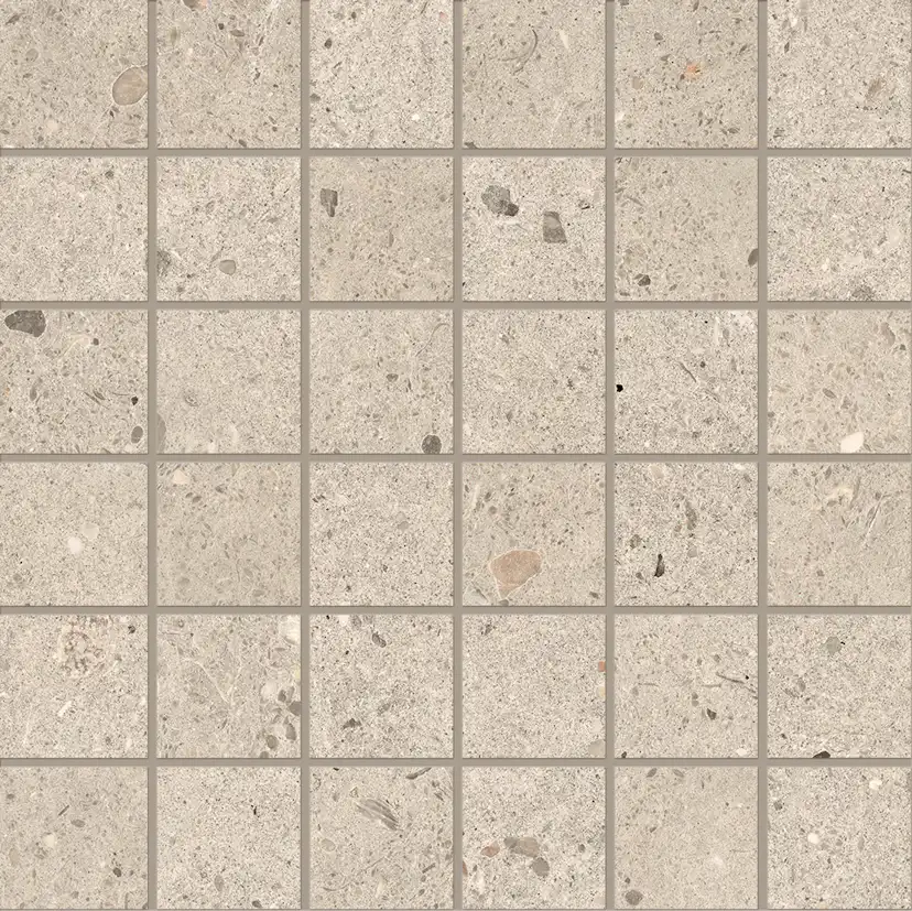 Mosaik Lhådös Slite Beige mosaik 5x5 cm