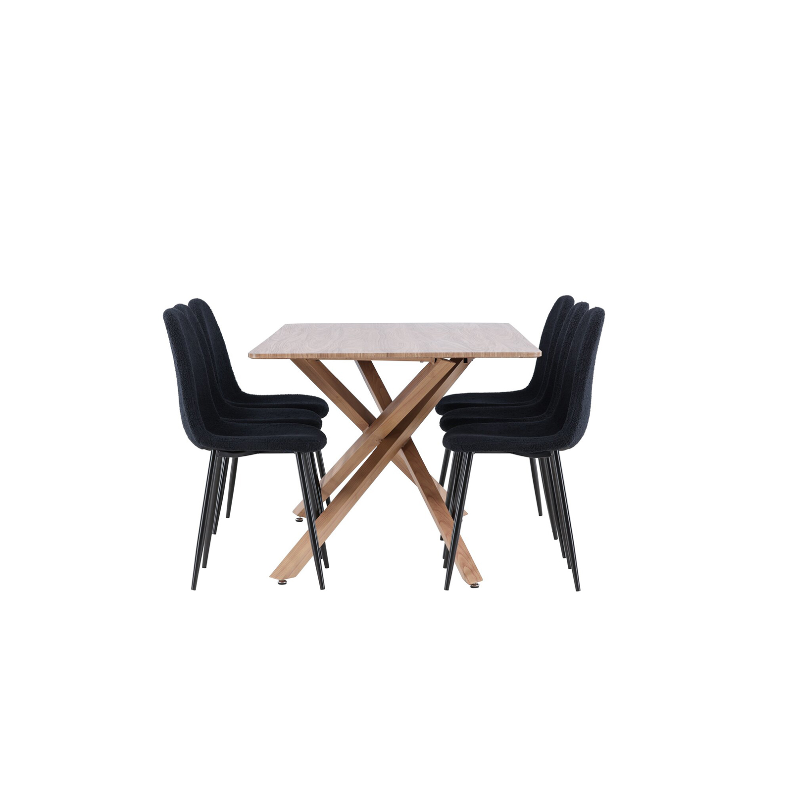 Matgrupp Venture Home Piazza 180 med 6 st Polar Stolar Teddy