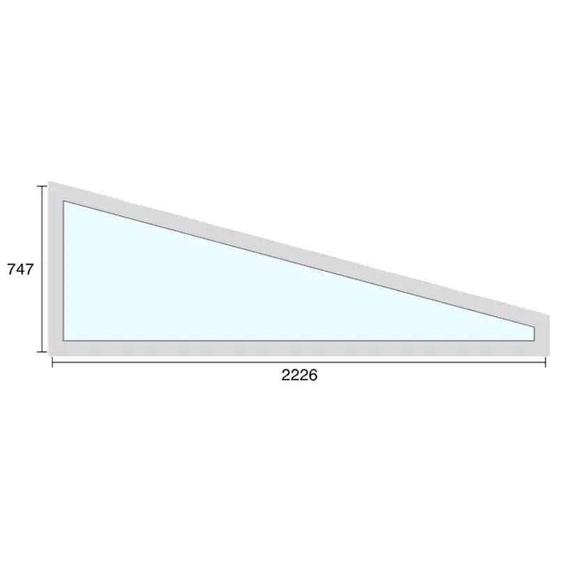 Gavelspetsfönster Landskap Par Robust Året Runt