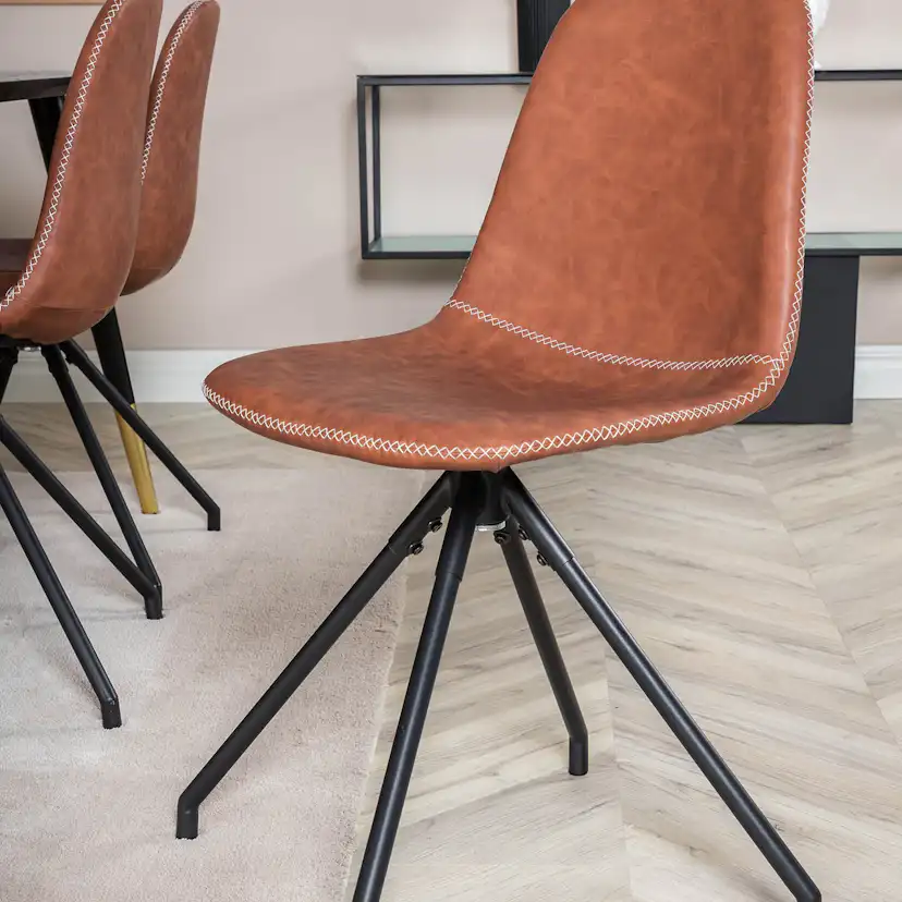Matgrupp Venture Home Dipp med 6 Polar Snurr Stolar