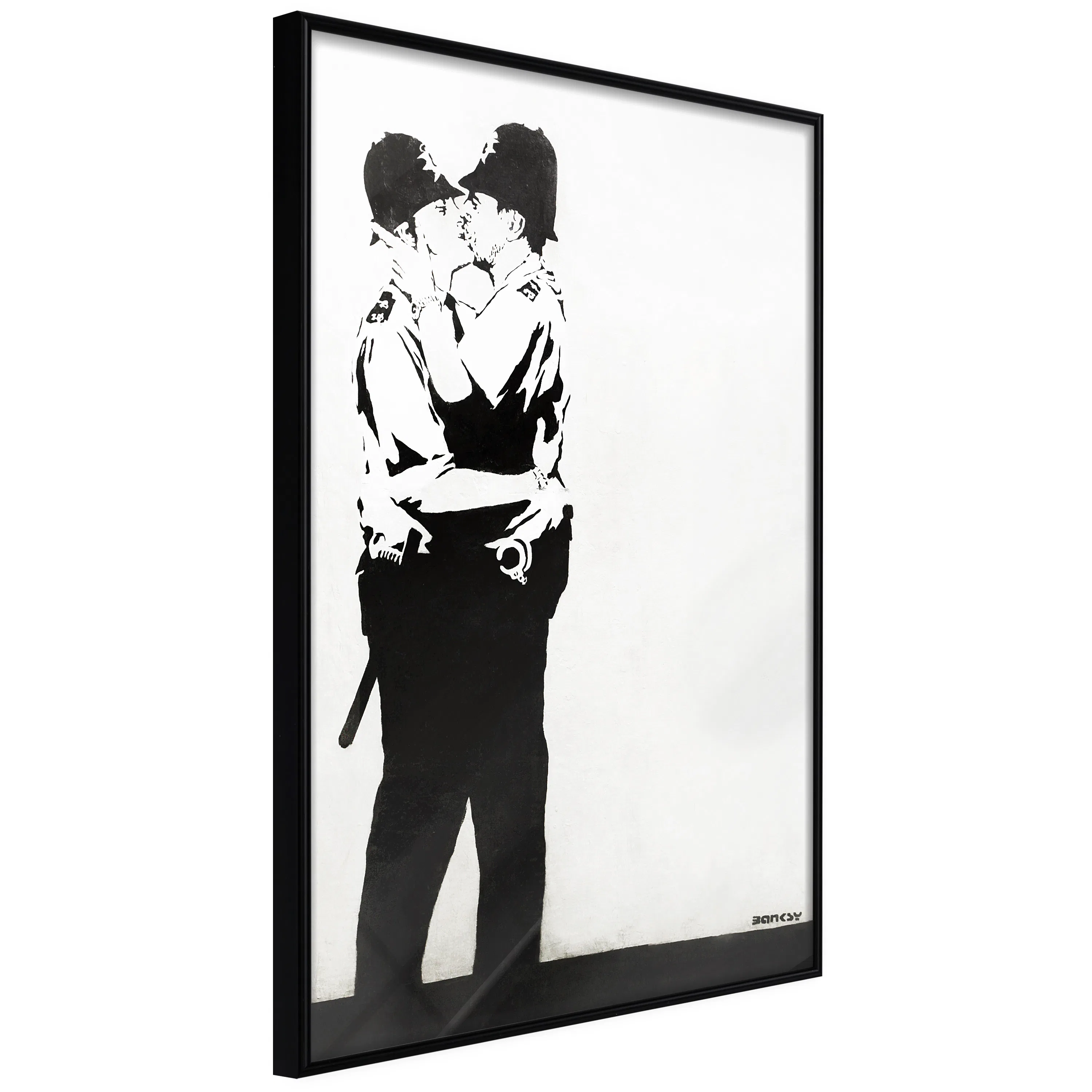 Poster Artgeist Affisch Policemen Kissing