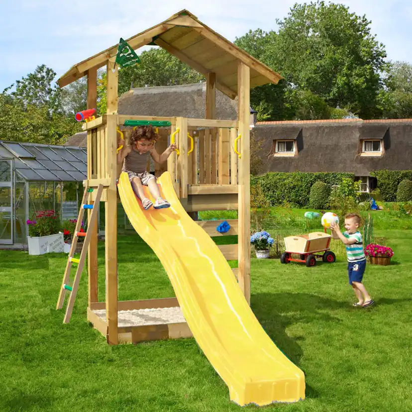 Jungle Gym Sierra lektorn komplett inkl. gul rutschkana Gul