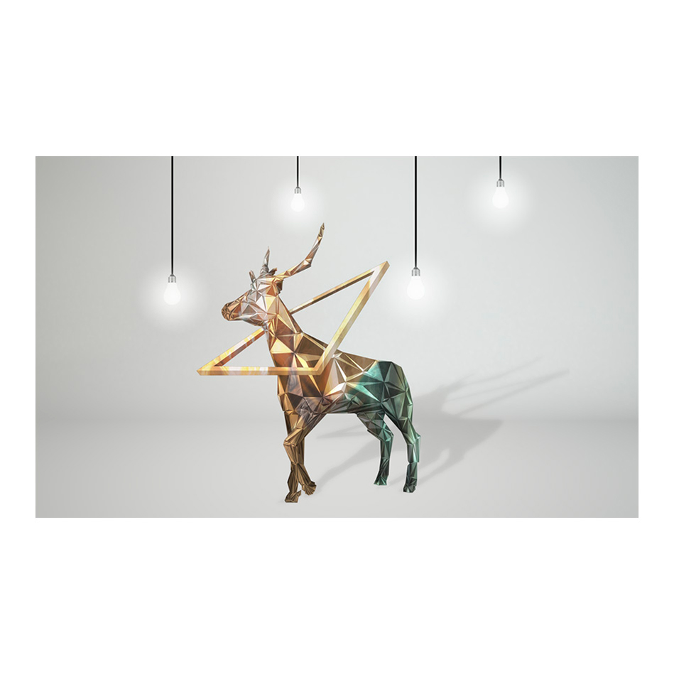 Fototapet Arkiio Rådjur 3D 450x270 cm