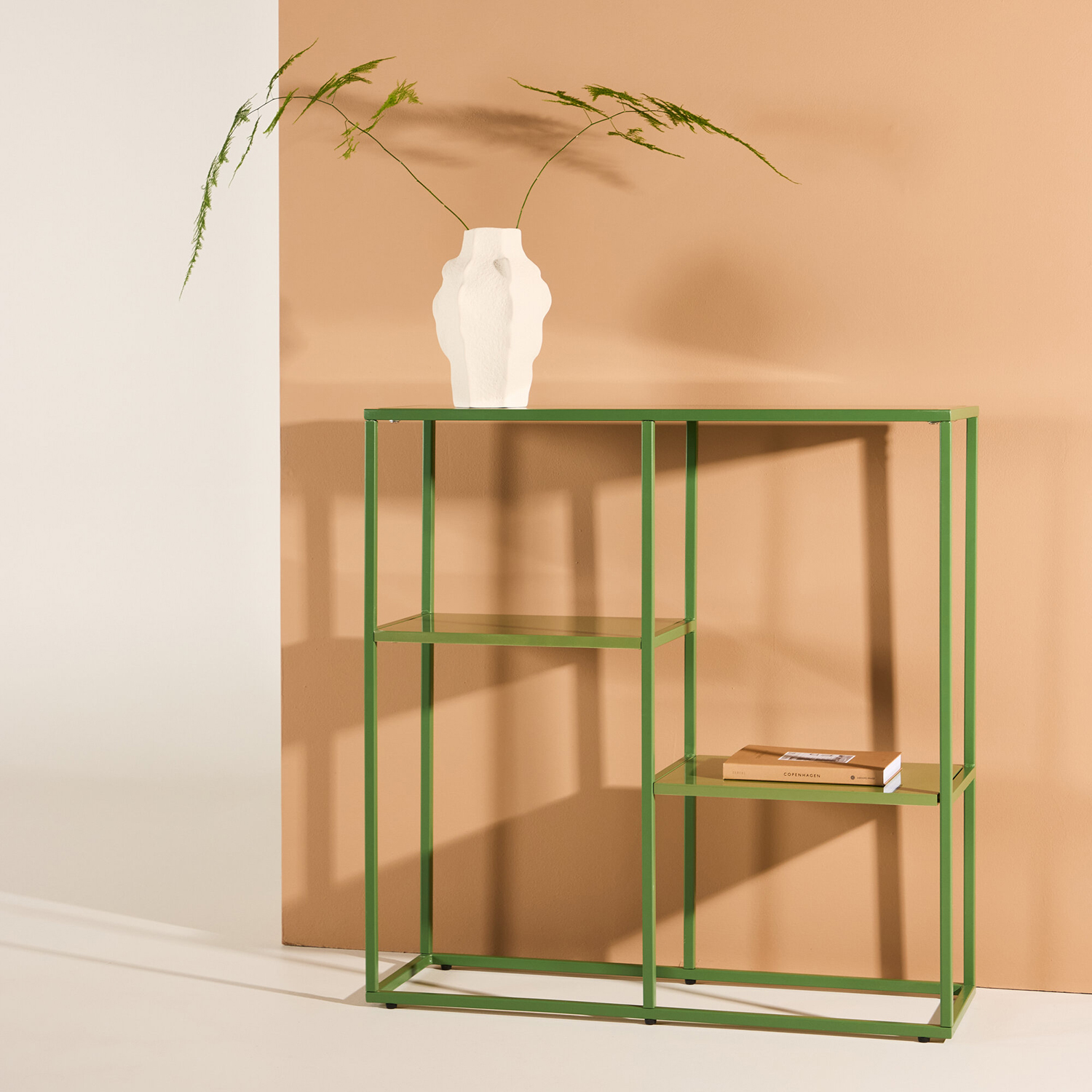 Avlastningsbord Venture Home Staal med Öppet Hyllsystem