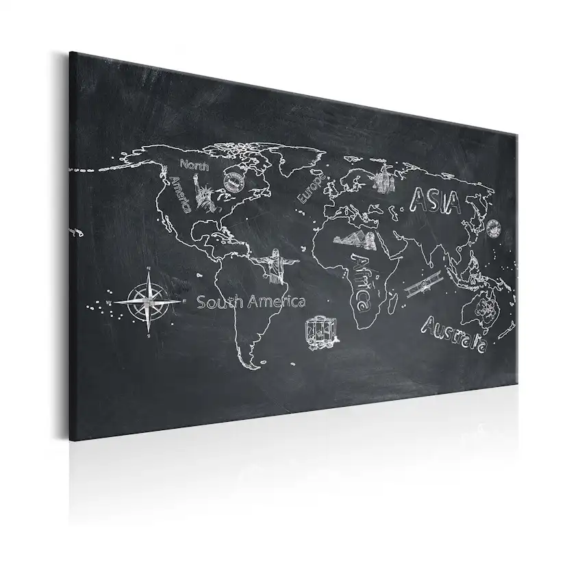 Tavla Arkiio World Map Travel Broadens The Mind