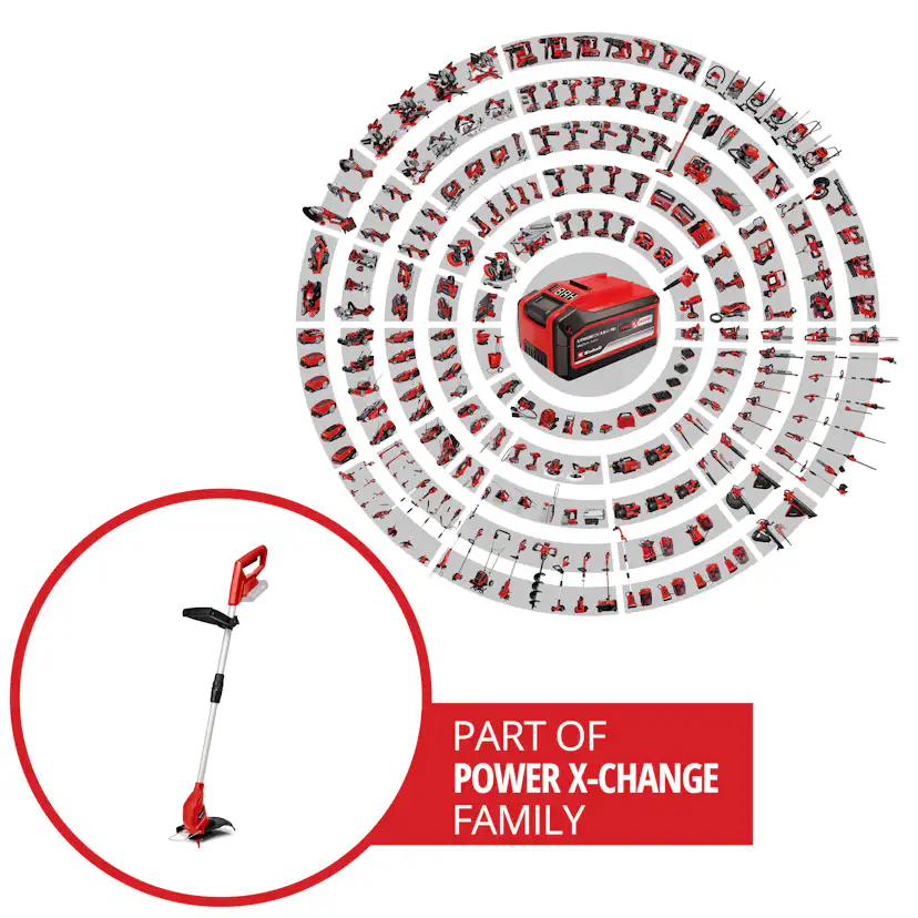 Grästrimmer Einhell GC-CT 18/24 Li Utan Batteri & Laddare