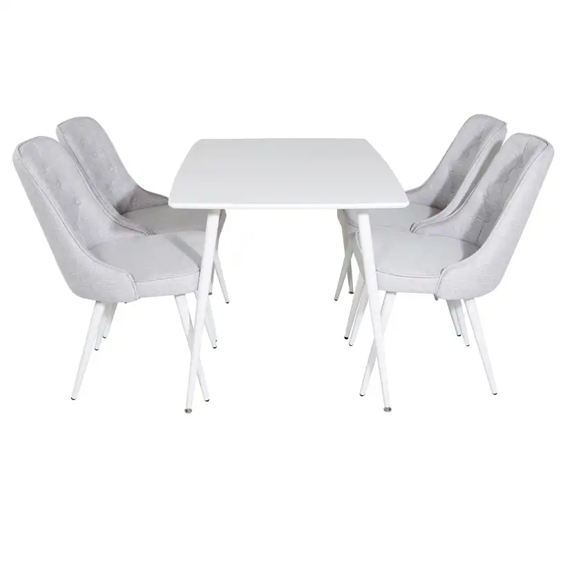 Matgrupp Venture Home Pobbie med 4 Vera Stolar Polyestertyg