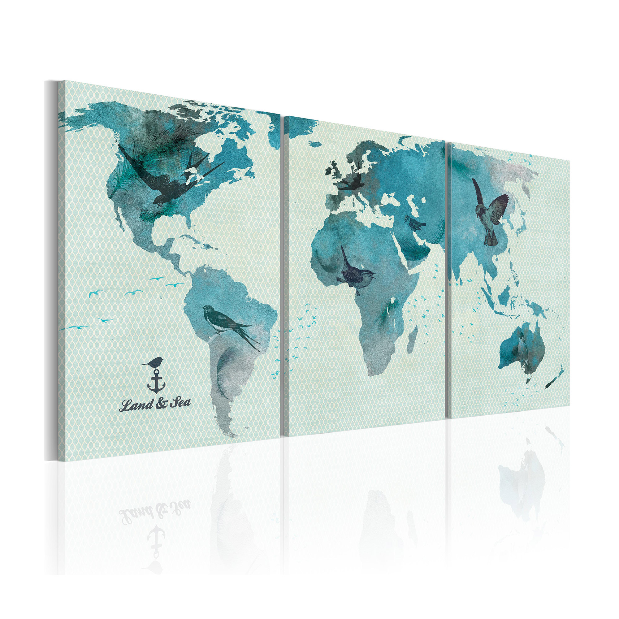 Tavla Arkiio Ornitologiska Världskarta