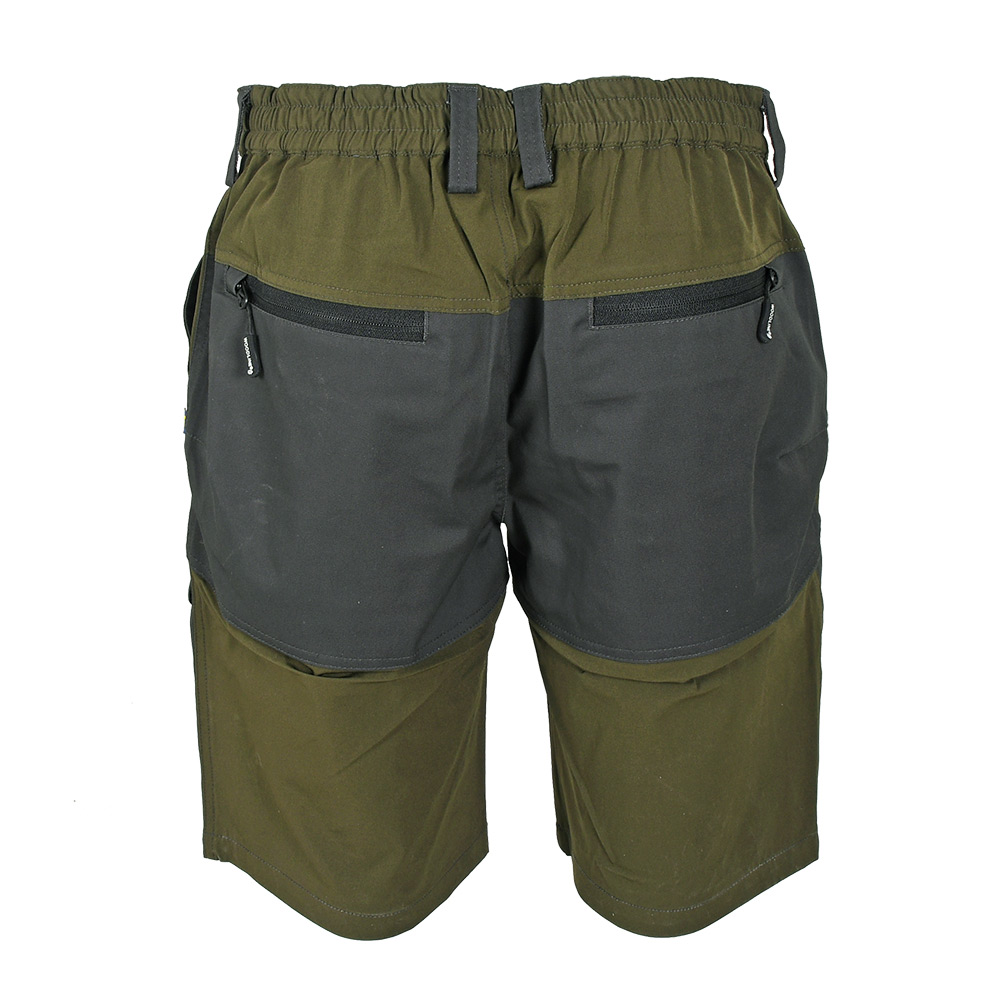 Woodline Shorts Boksund Grön/Grå 2X Storlek: XXL