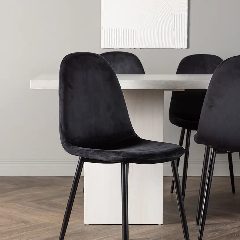 Matgrupp Venture Home Olga med 6 st Polar stolar