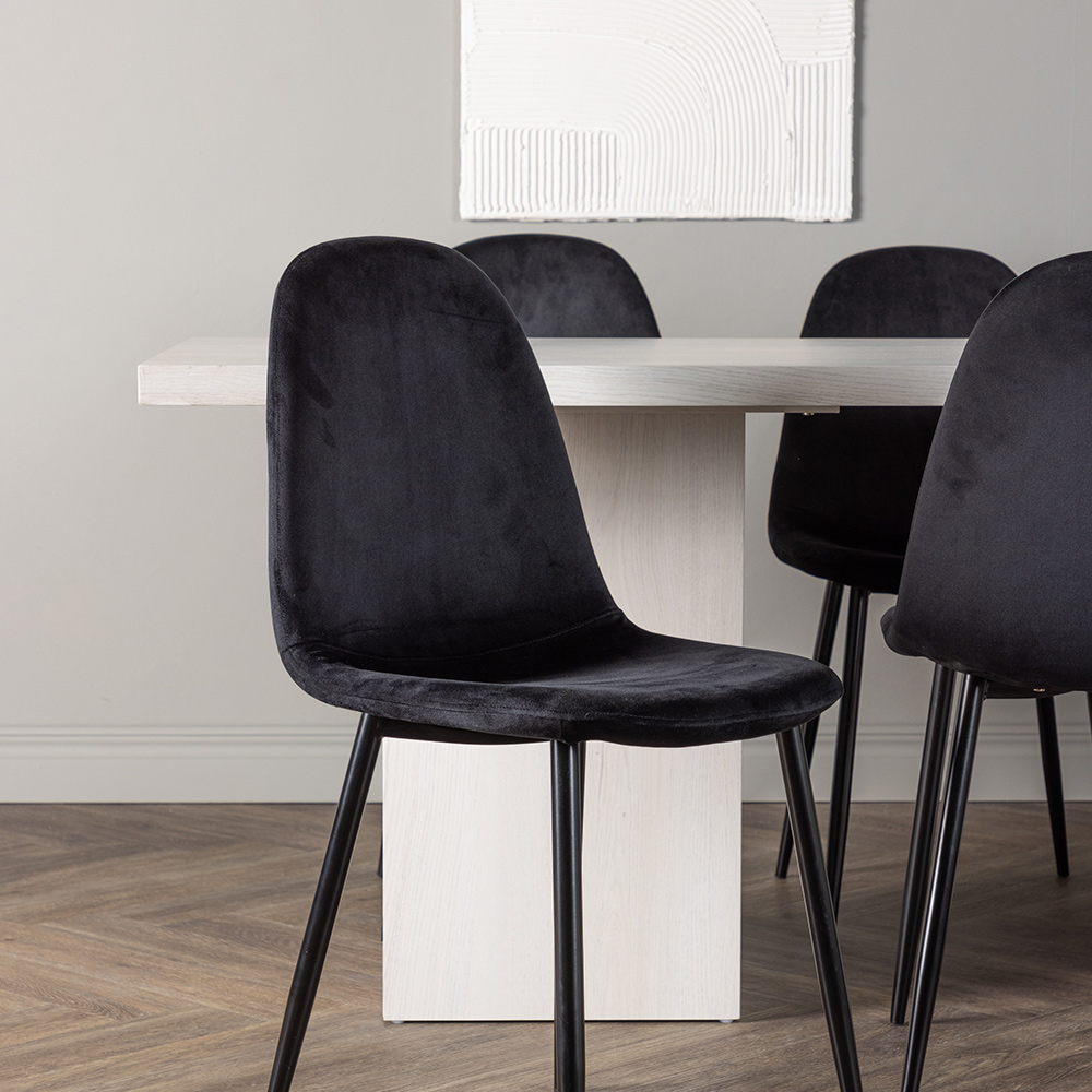 Matgrupp Venture Home Olga med 6 st Polar stolar