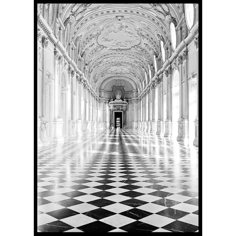 Poster Gallerix Une Salle Damier