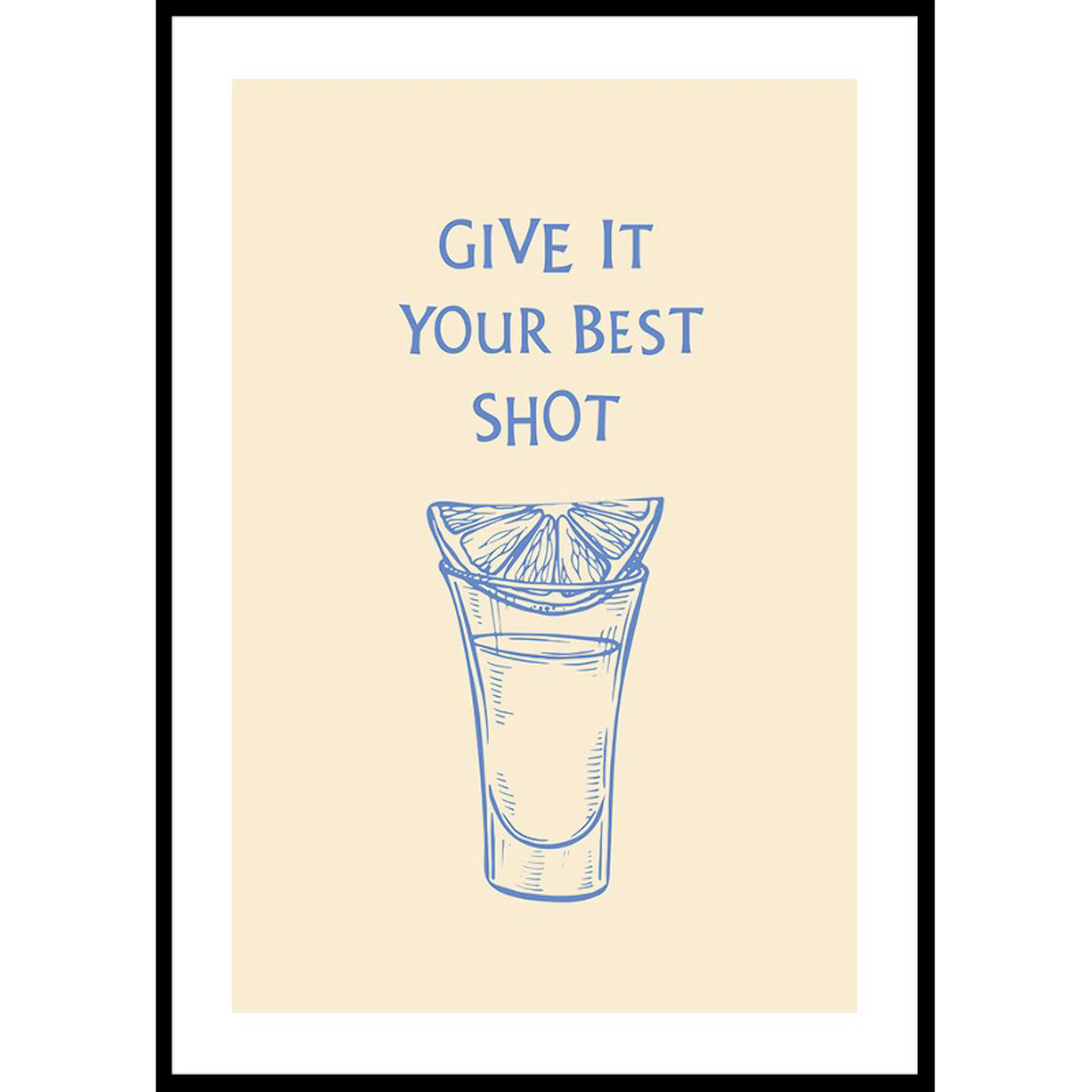 Give It Your Best Shot 70x100 70x100 cm