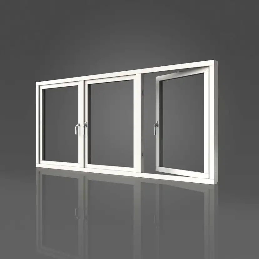Sidohängt Fönster Elitfönster Original Aluminium 3-Luft
