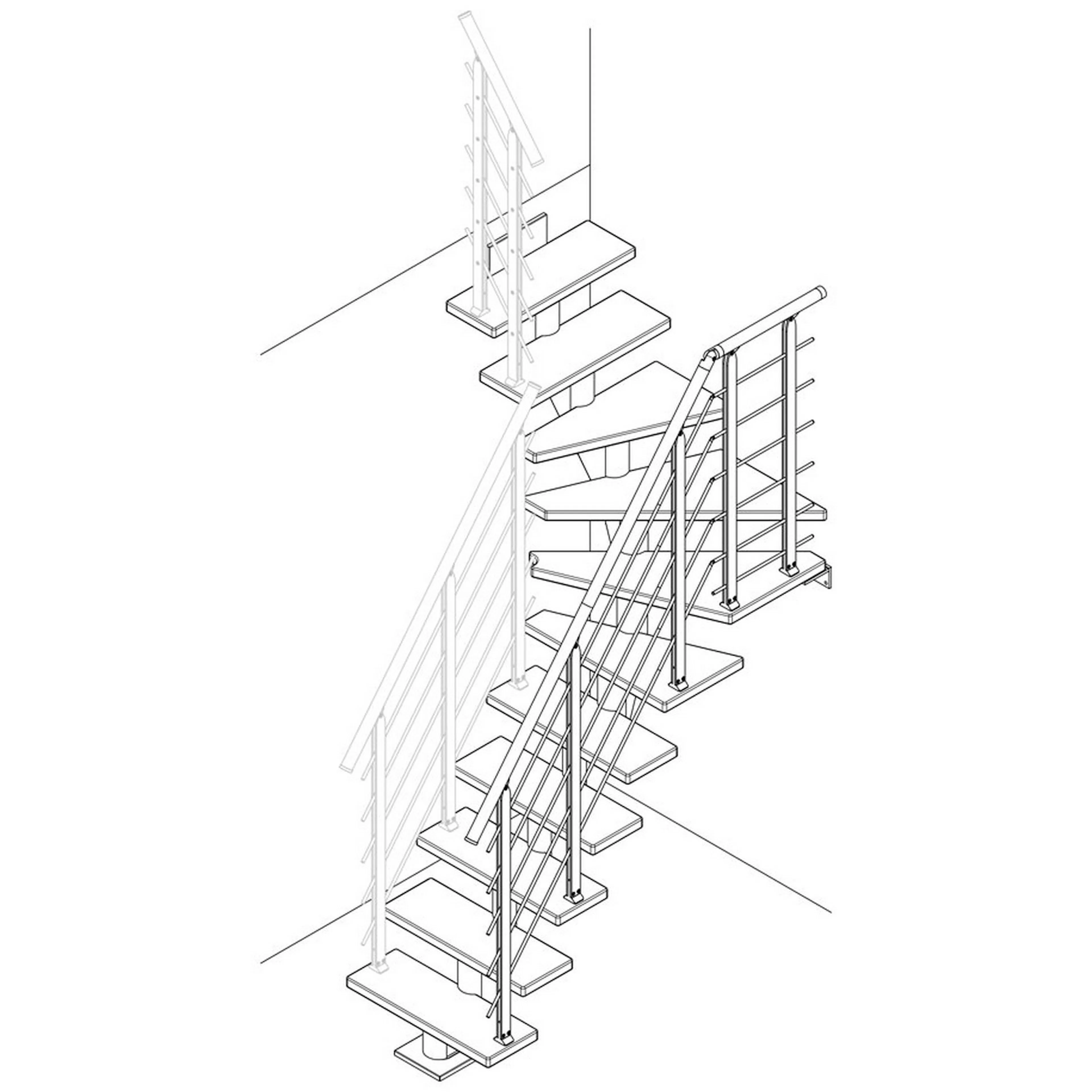 Utvändigt Räcke Dolle Design Bok Oljad