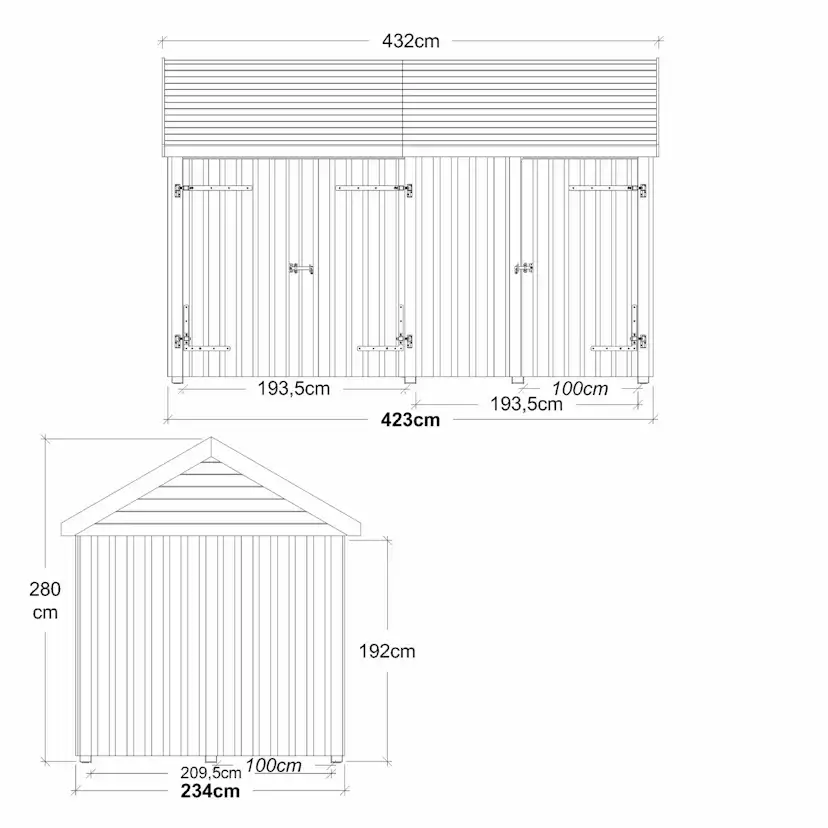 Trädgårdshus PLUS Multi 10 m2 169583