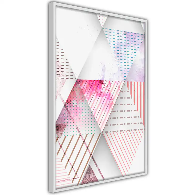 Poster Artgeist Affisch Pink Triangle