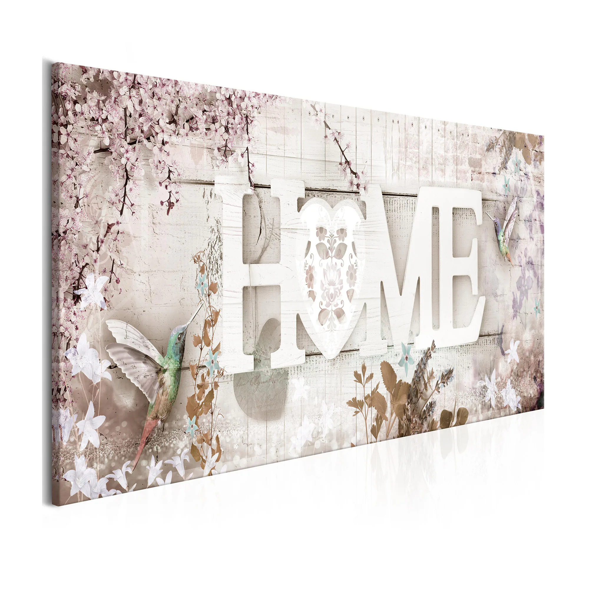 Tavla Arkiio Home and Hummingbirds Beige