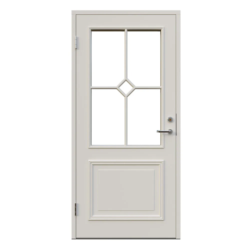 Brenäs glas 10x20 V NCS S-0502-Y BxH: 100x200 cm, S-0502-Y, Vit, Vänster