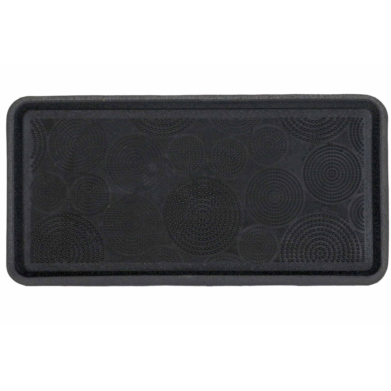 Dörrmatta InHouse Group Circles Svart 40x80 cm