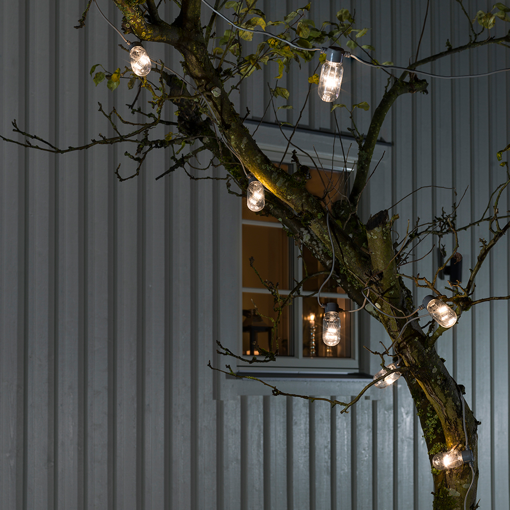 Ljusslinga från Gnosjö Konstsmide 10 st LED 14,5 m