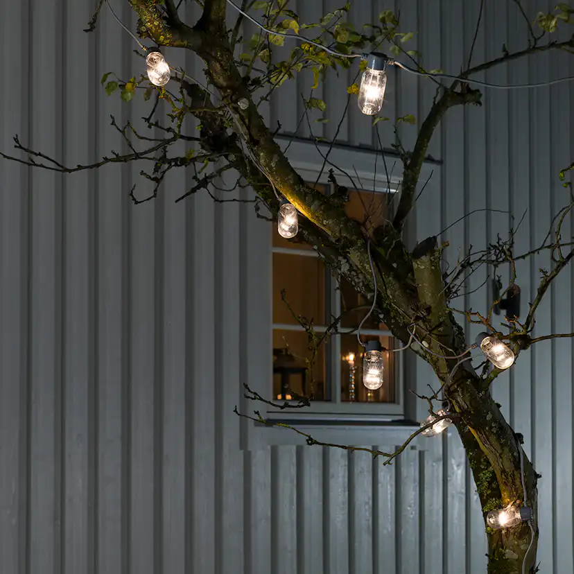 Ljusslinga från Gnosjö Konstsmide 10 st LED 14,5 m