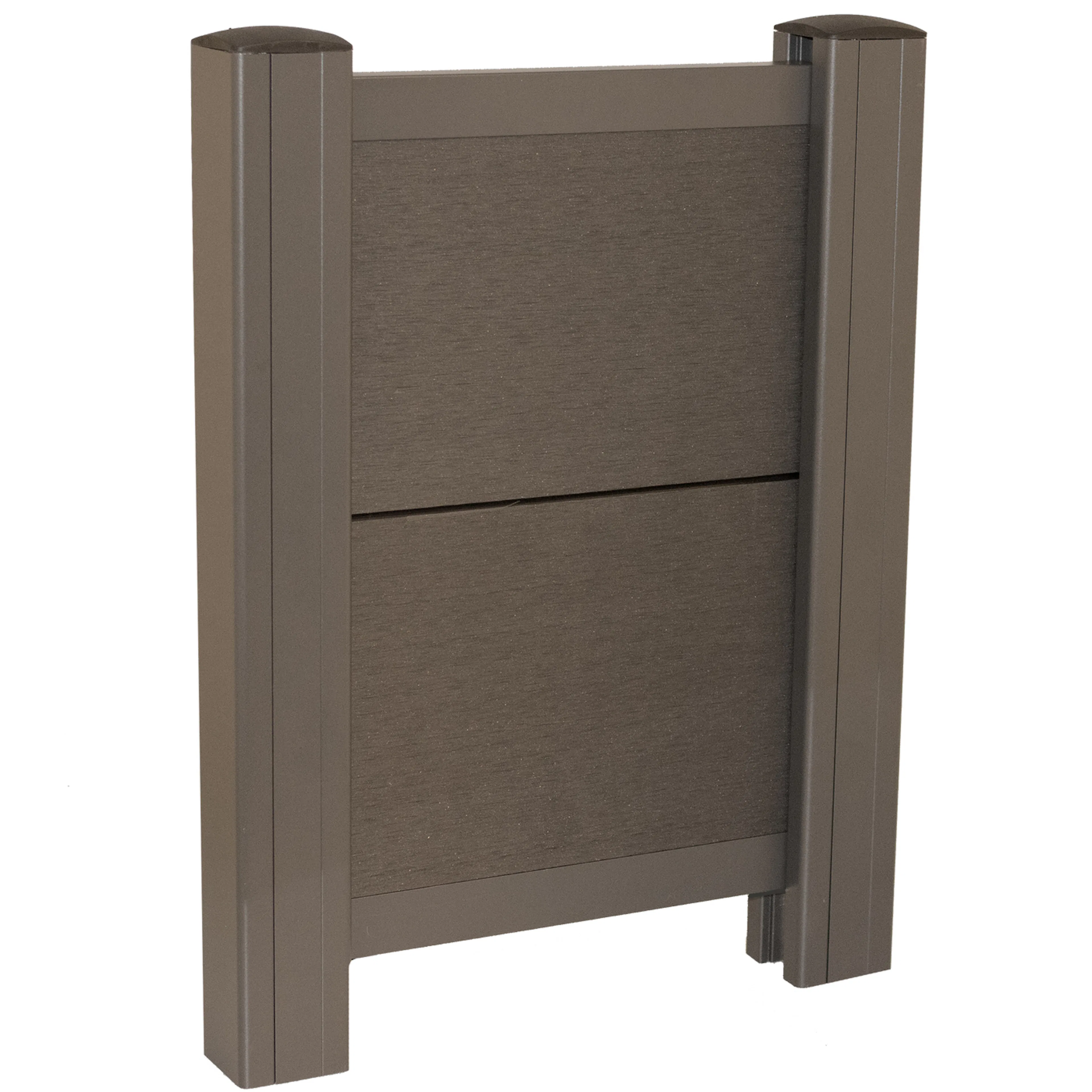 Komposit spontad borstat staketset tilläggsmodul, 121,1 cm Antal Moduler: 1 Tilläggsmodul