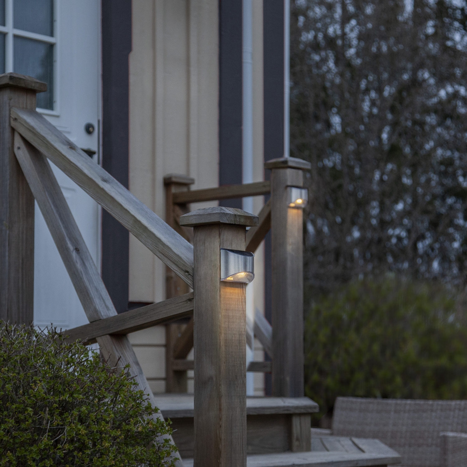 Solcells-vägglykta Star Trading Wally Twilight 2-pack