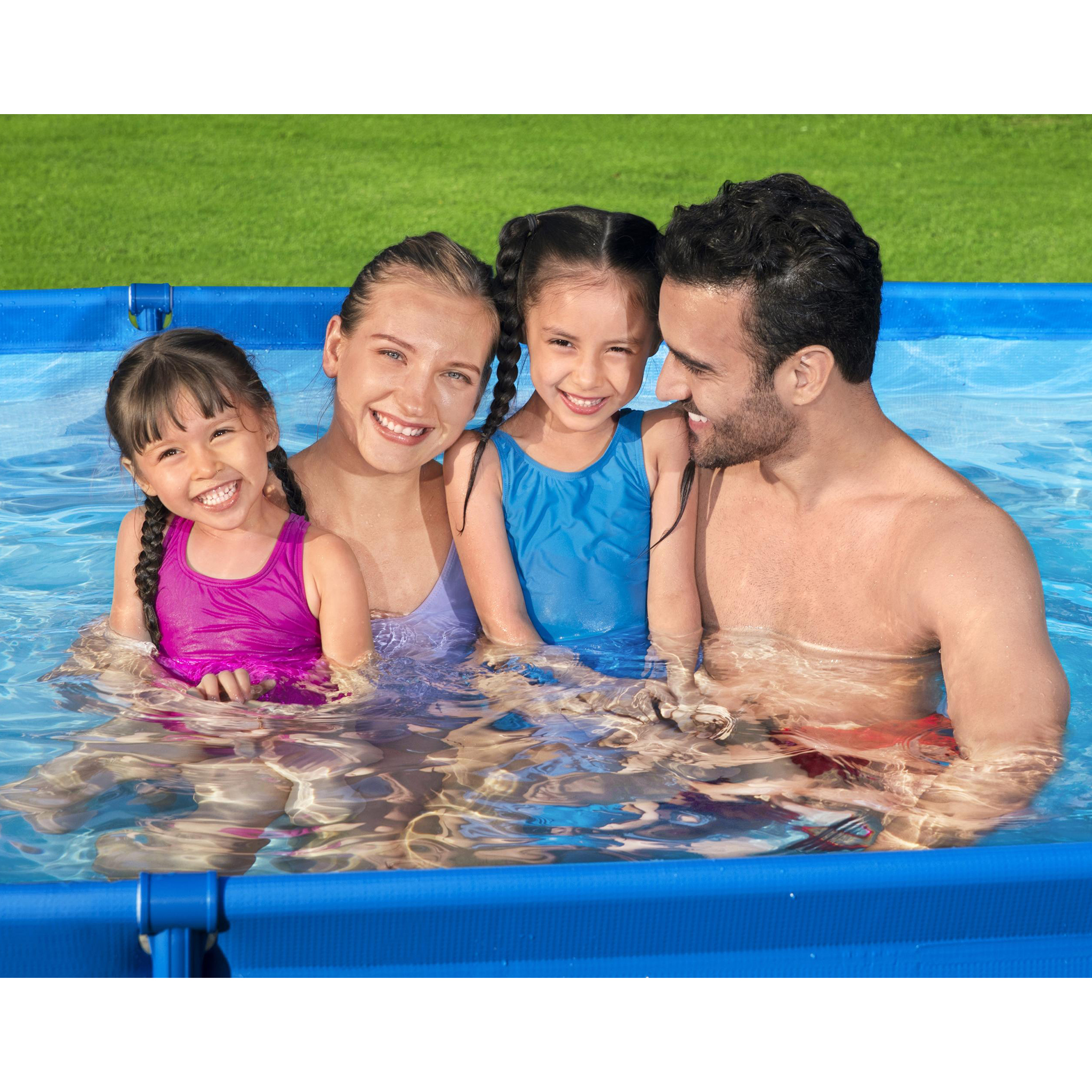 Stålramspool Bestway Steel Pro 3x2 m Ovanmarkspool Blå
