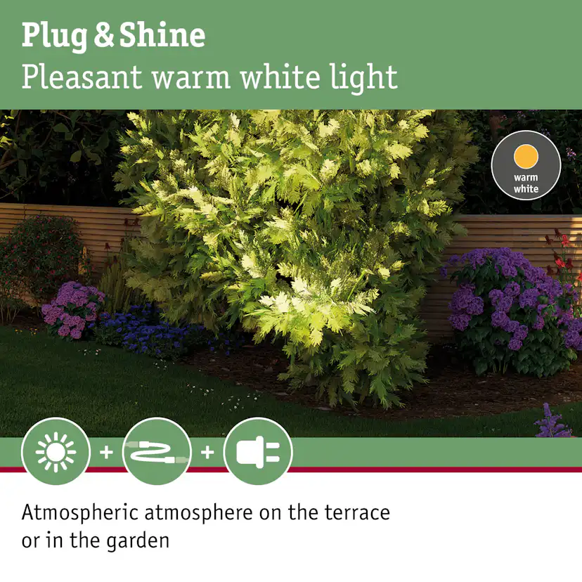 LED Infälld Markbelysning Paulmann Plug & Shine Floor Spot IP67 24V