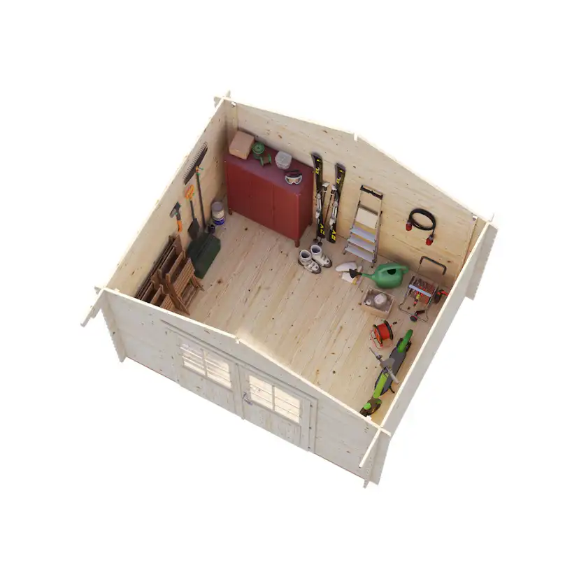 Vivian 6,9 m2 Impregnerad transparent