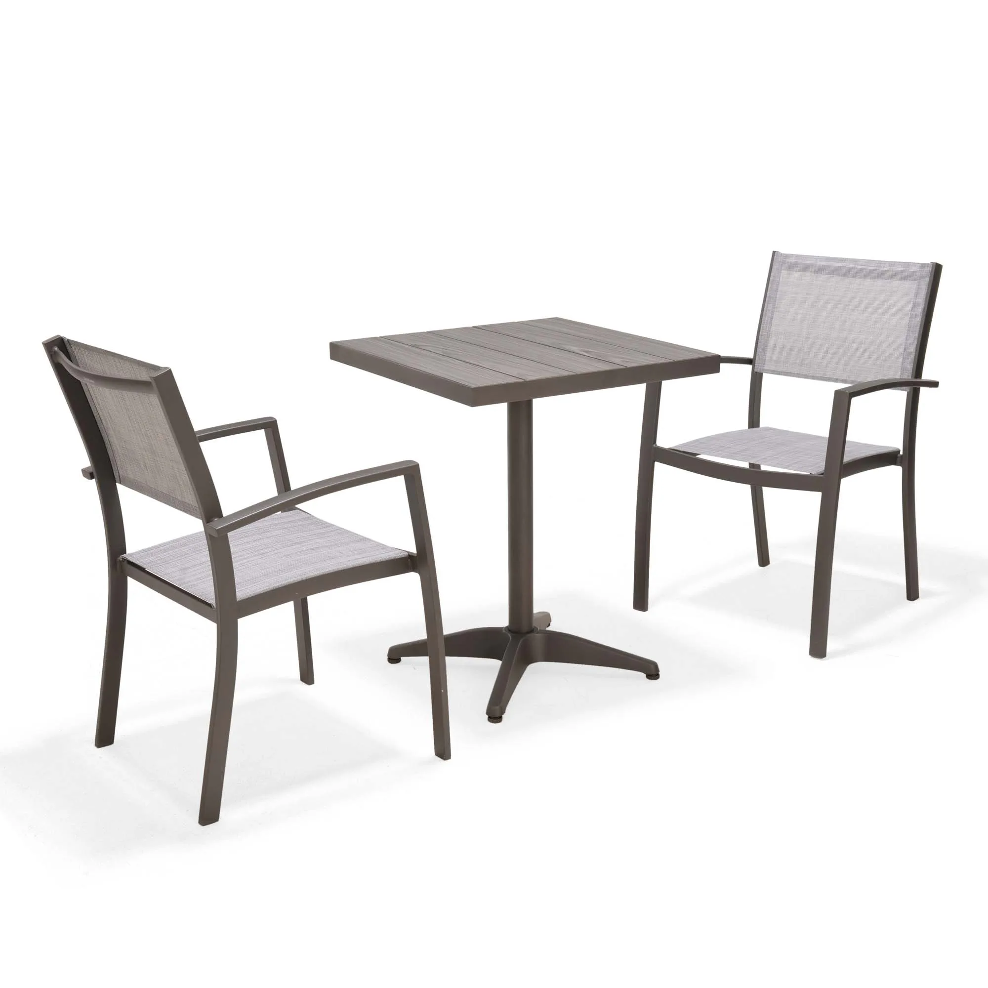 Loungegrupp LifestyleGarden Solana bistrobord + 2 carverstolar