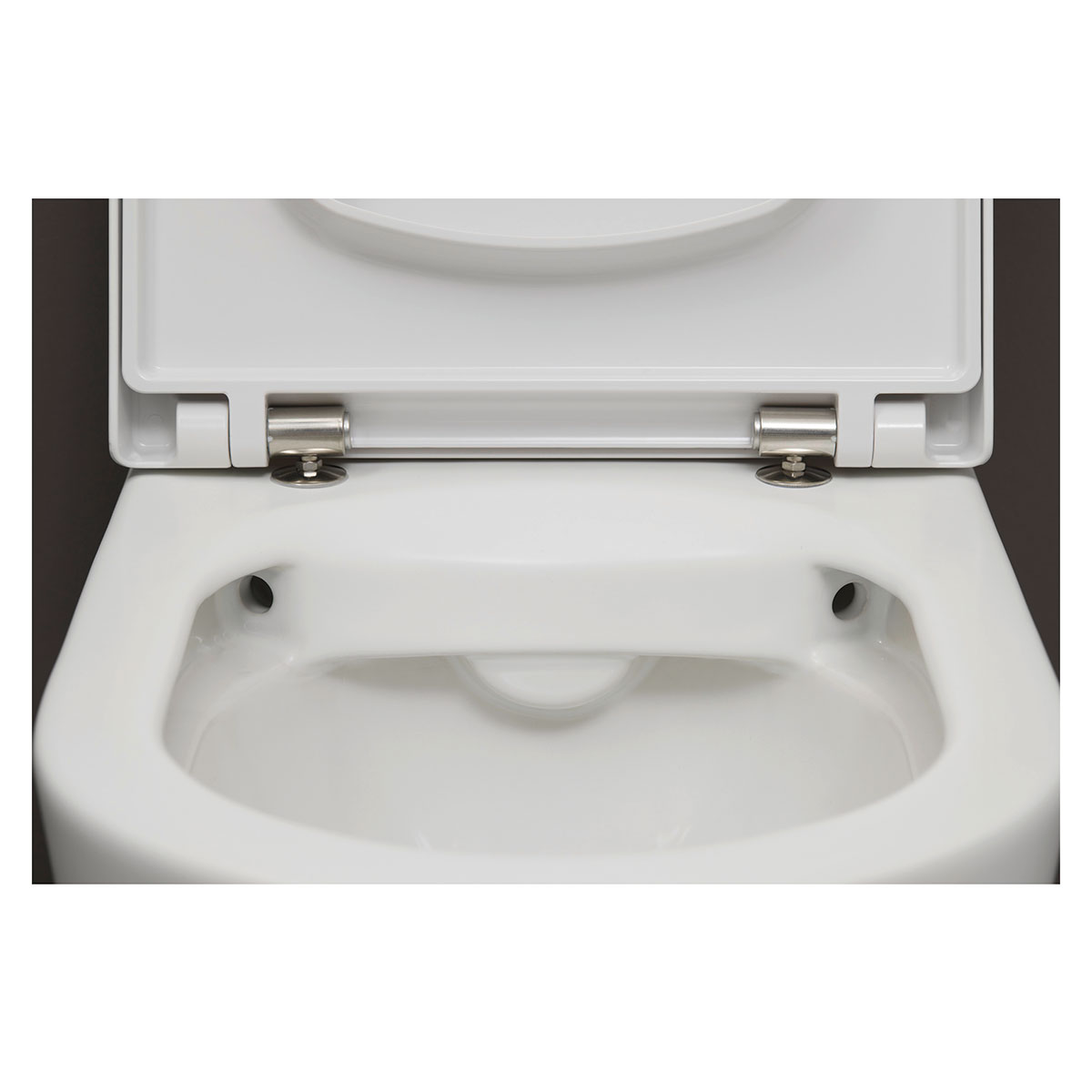 Vägghängd Toalettstol Duravit ME by Starck Rimless 253009 inkl Toalettsits