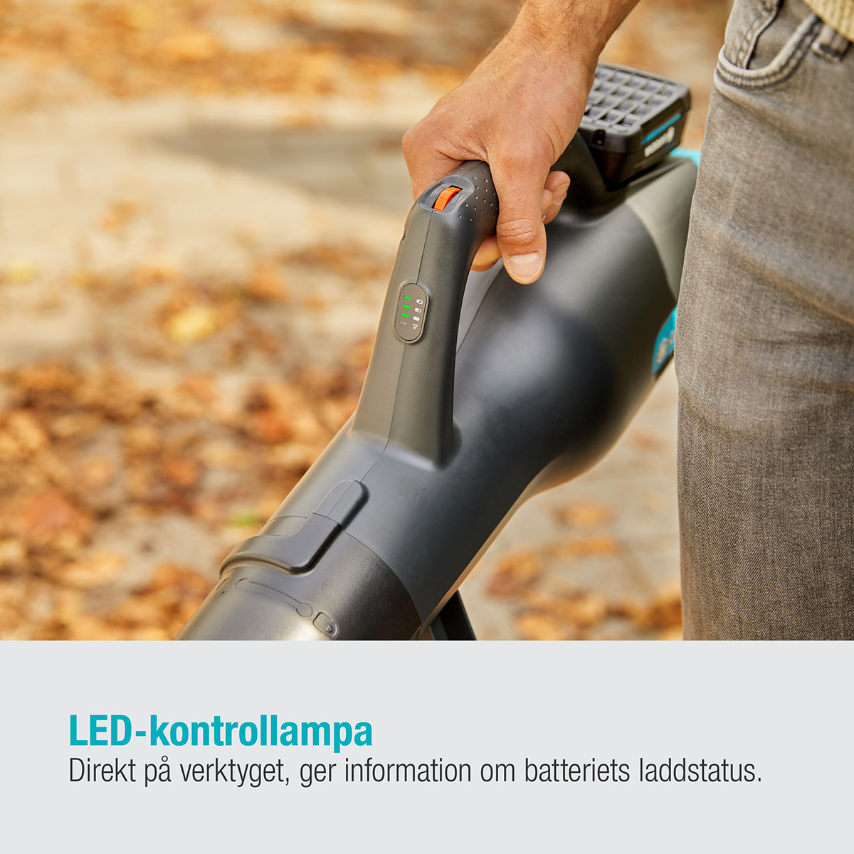 Lövblåsare Gardena PowerJet 18V P4A utan Batteri