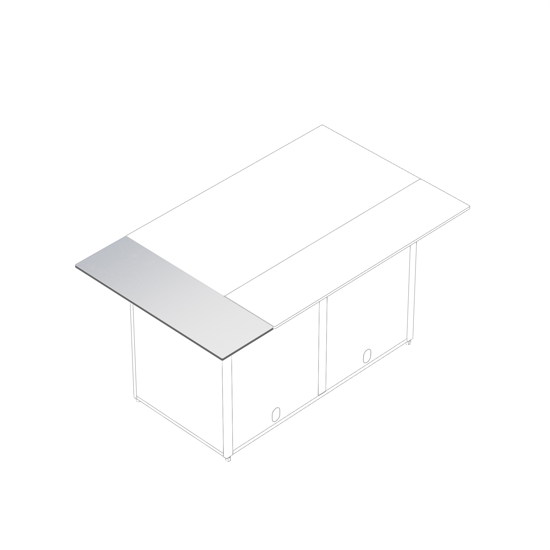 Bardisk Skotte Kitchen 904 Small Till Utekök
