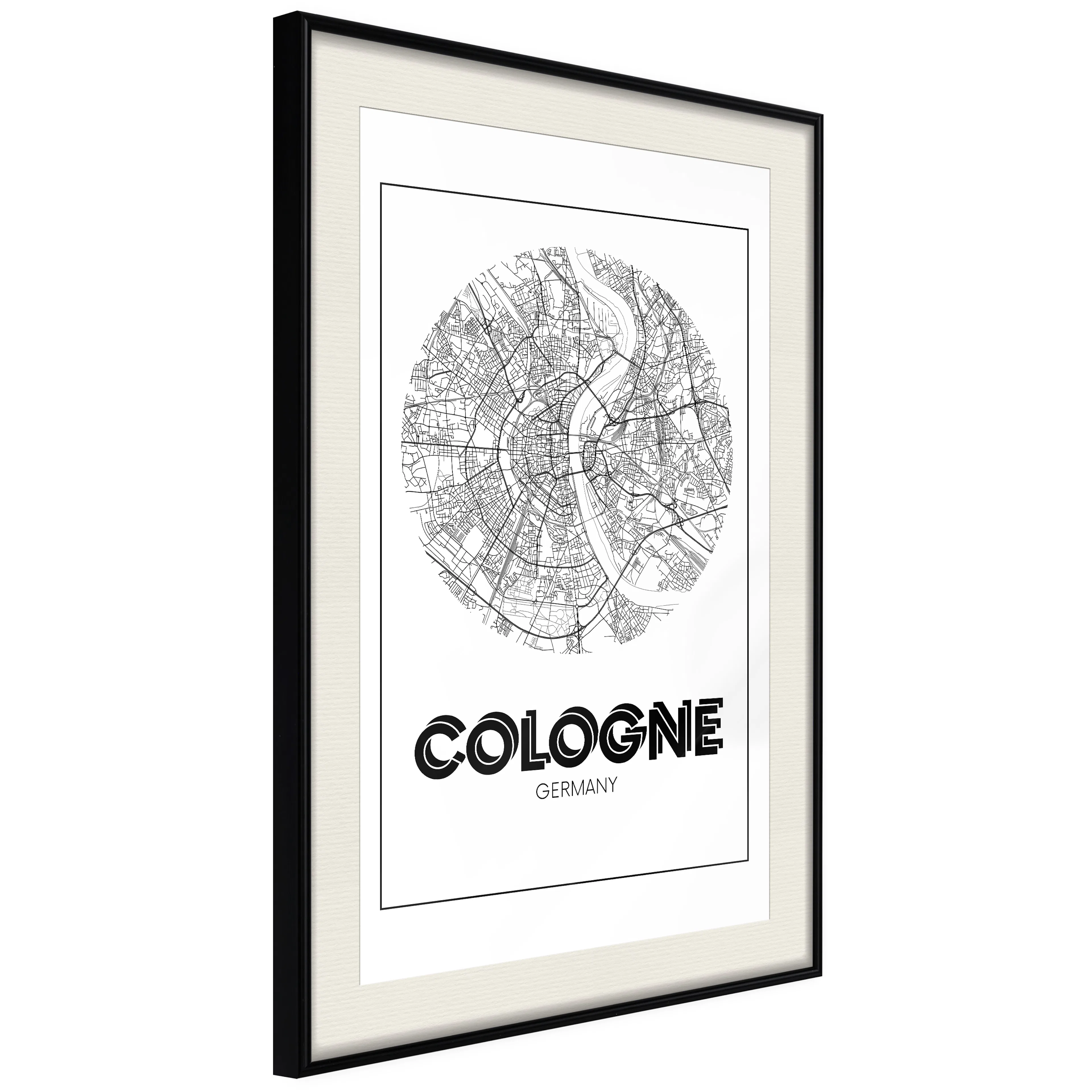 Poster Artgeist Affisch Retro Cologne