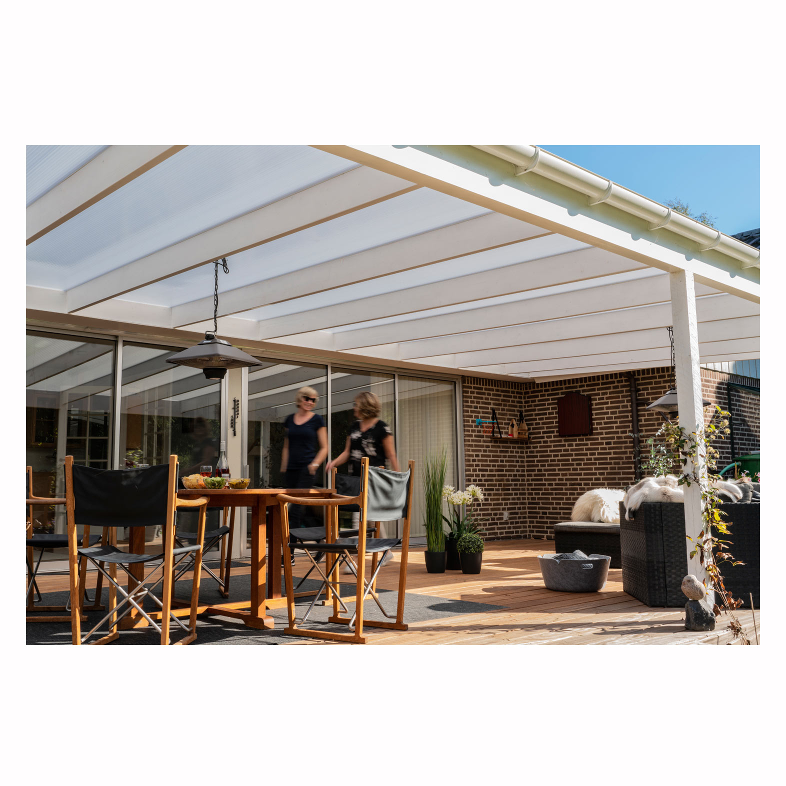 Kanalplast Plastmo TwinLite Klar Komplett Tak 10 mm