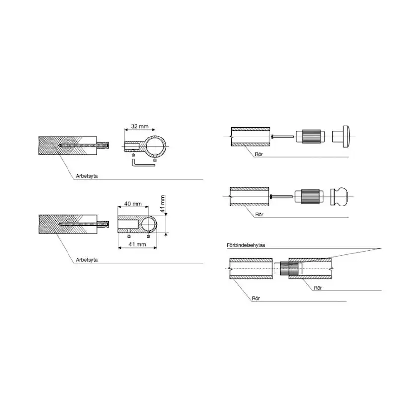 Köksreling Beslag Design Kitchen System Modern