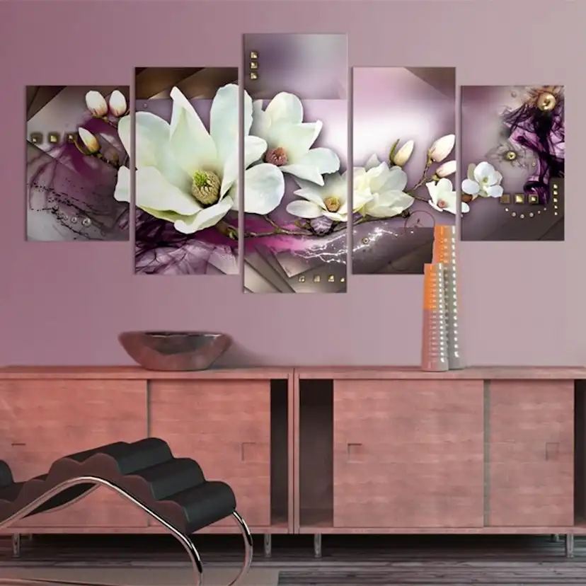 Tavla Arkiio Magnetic Abstraction With An Orchid