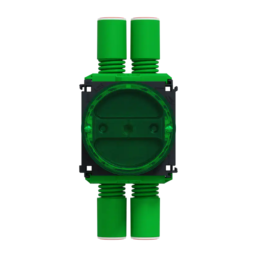 Apparatdosa Schneider Electric Multifix med lock för dubbel-/trippelgips 24-39mm