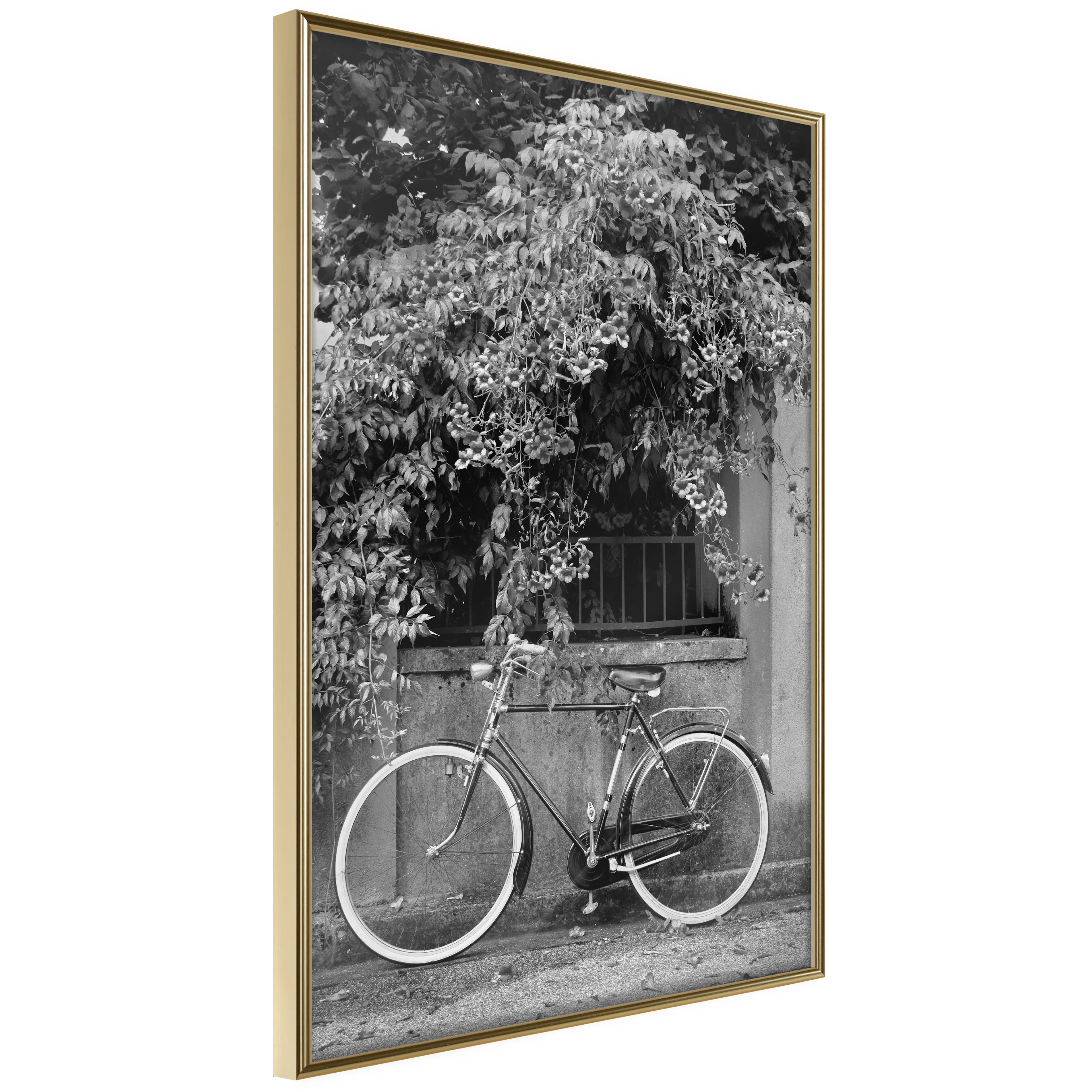 Poster Artgeist Affisch Bicycle and Flowers
