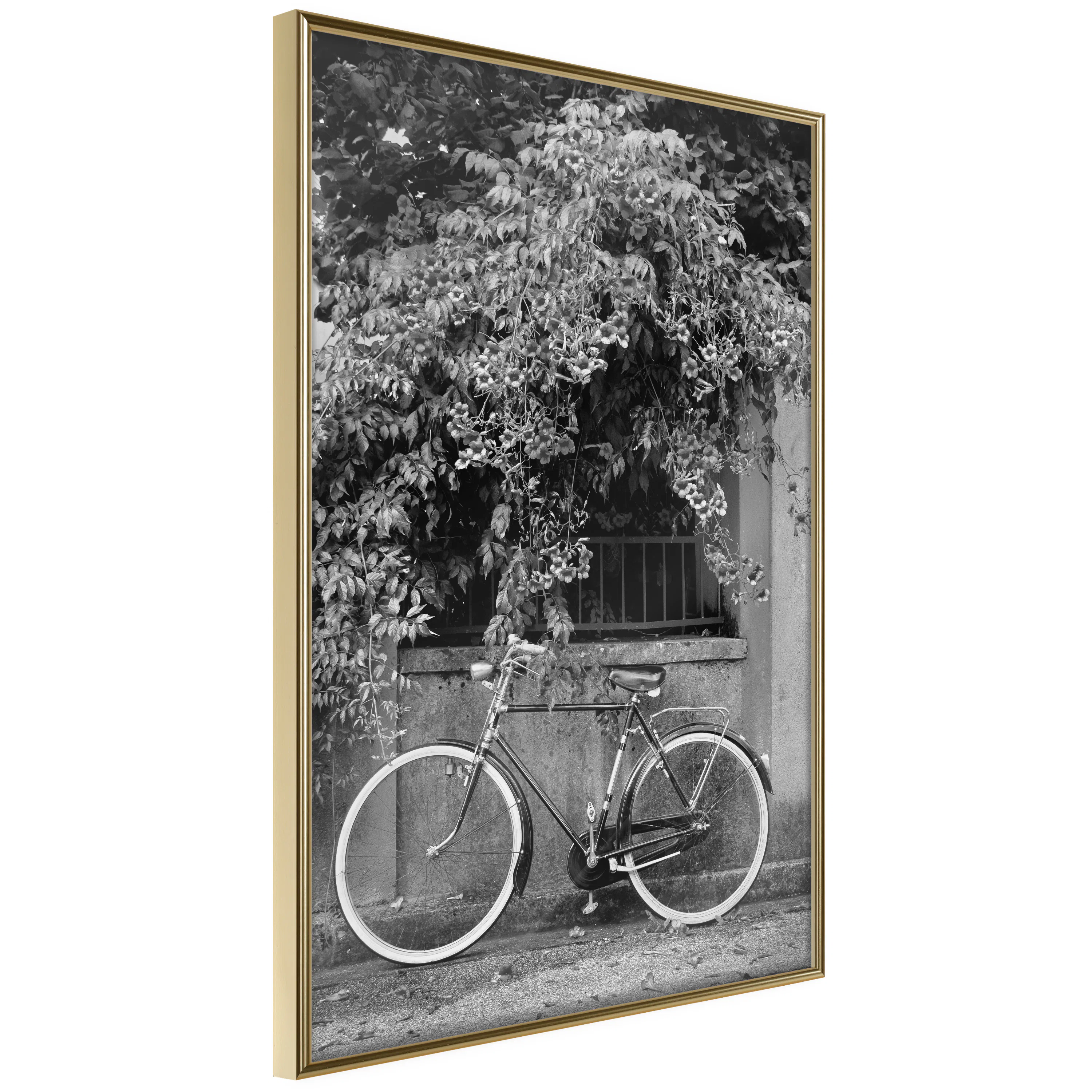 Poster Artgeist Affisch Bicycle and Flowers