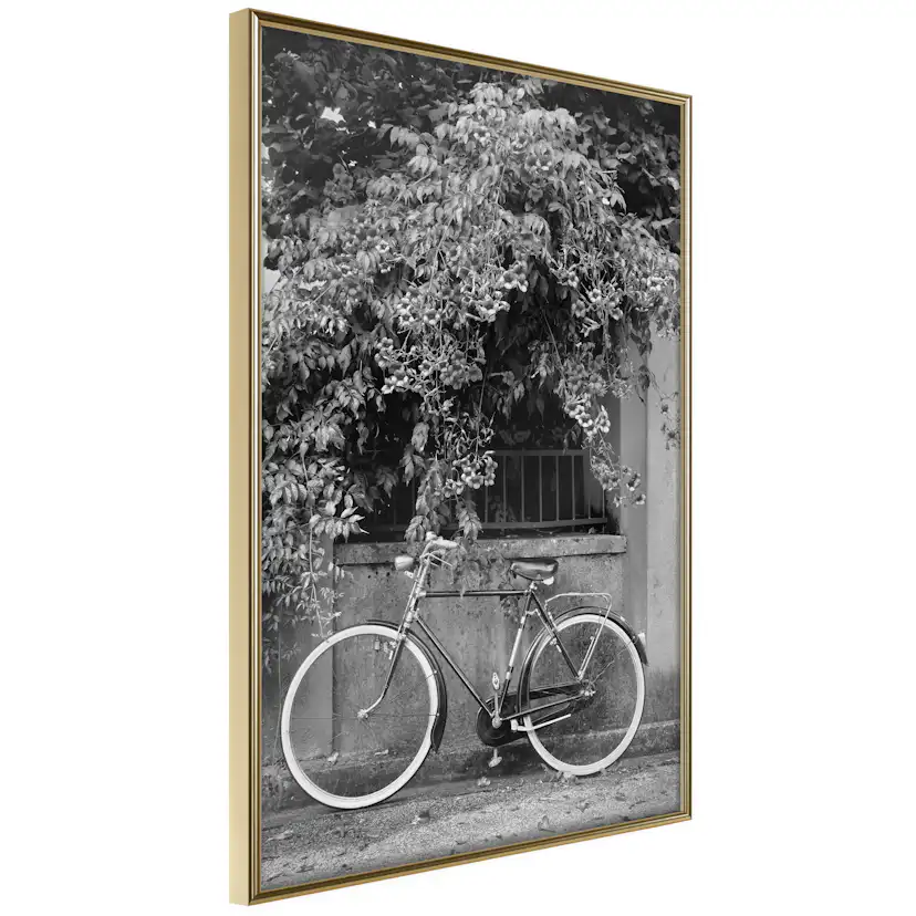 Poster Artgeist Affisch Bicycle and Flowers