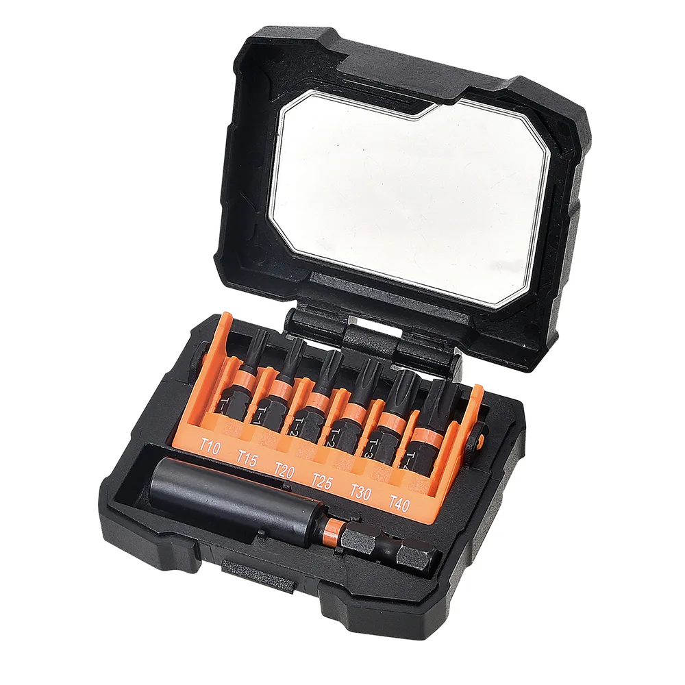 Slagbitsats Boxer Torx-huvud 7-delar