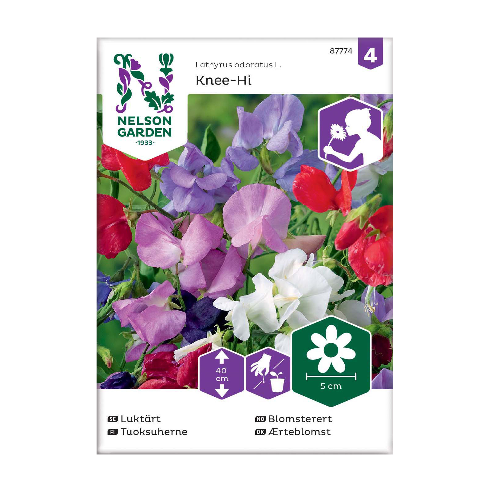 Frö Luktärt Nelson Garden Knee-Hi Låg Mix