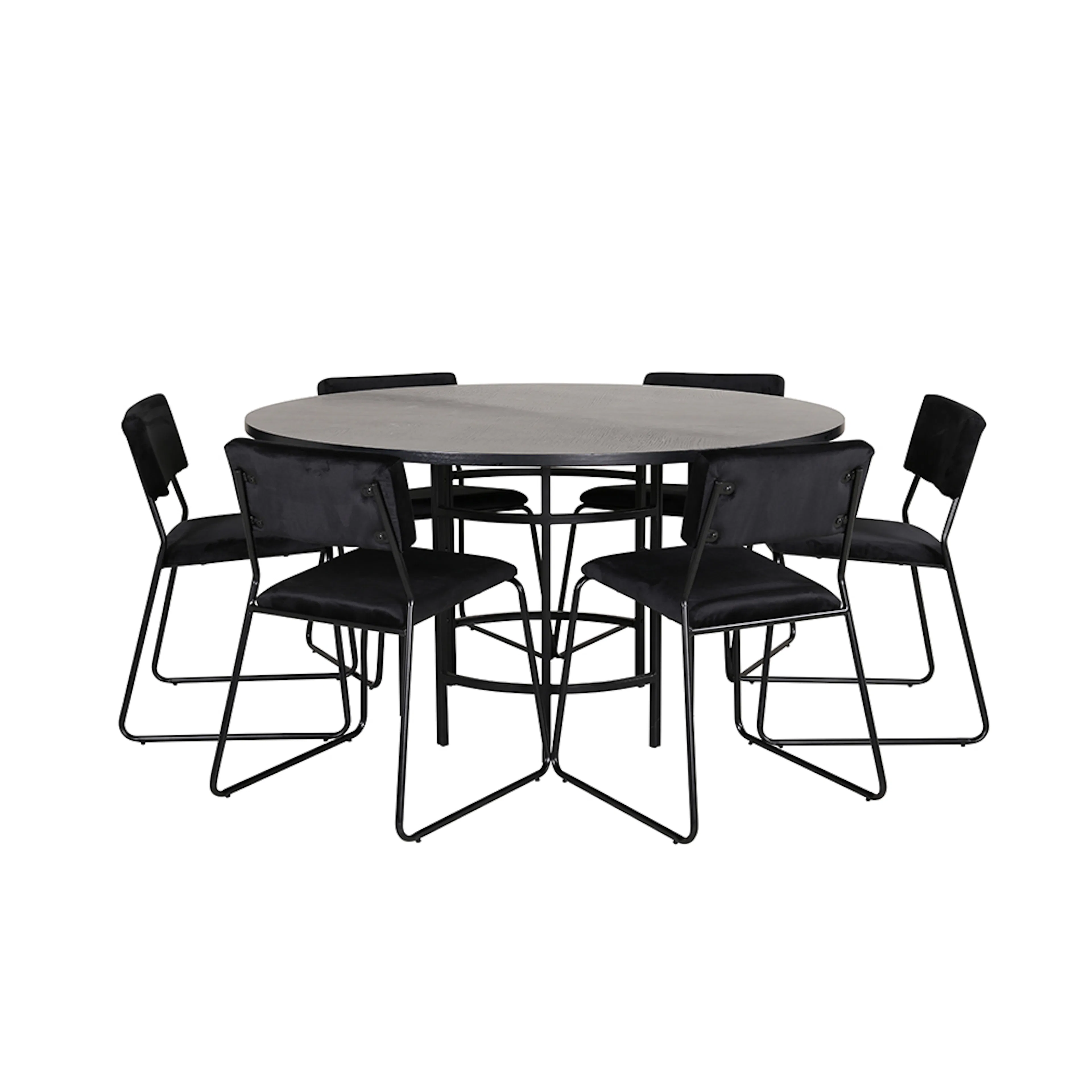 Matgrupp furniture/fashion Copenhagen Ø140 cm med 6 Kenth Stolar